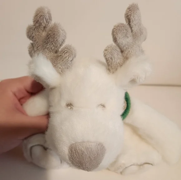 8” White Reindeer Plush Bath and Body Works Stuffed Animal - Picture 7 of 10